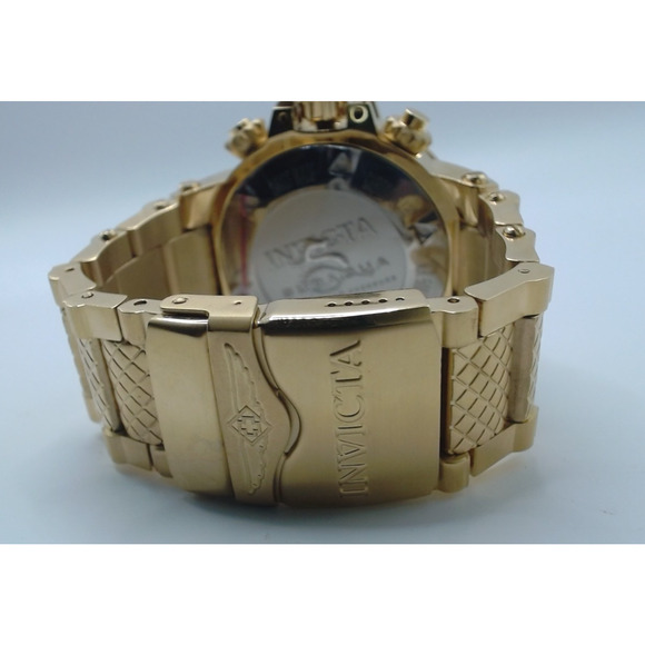 Invicta 5405 With Box Sub Aqua Noma III Mens Watch Swiss Goldtone - Picture 6 of 9